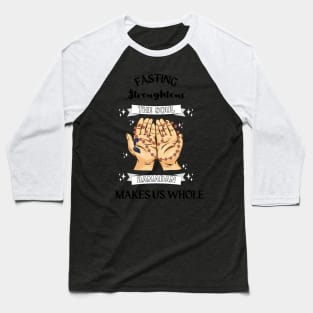 Ramadan Raised Hands in Prayer Baseball T-Shirt